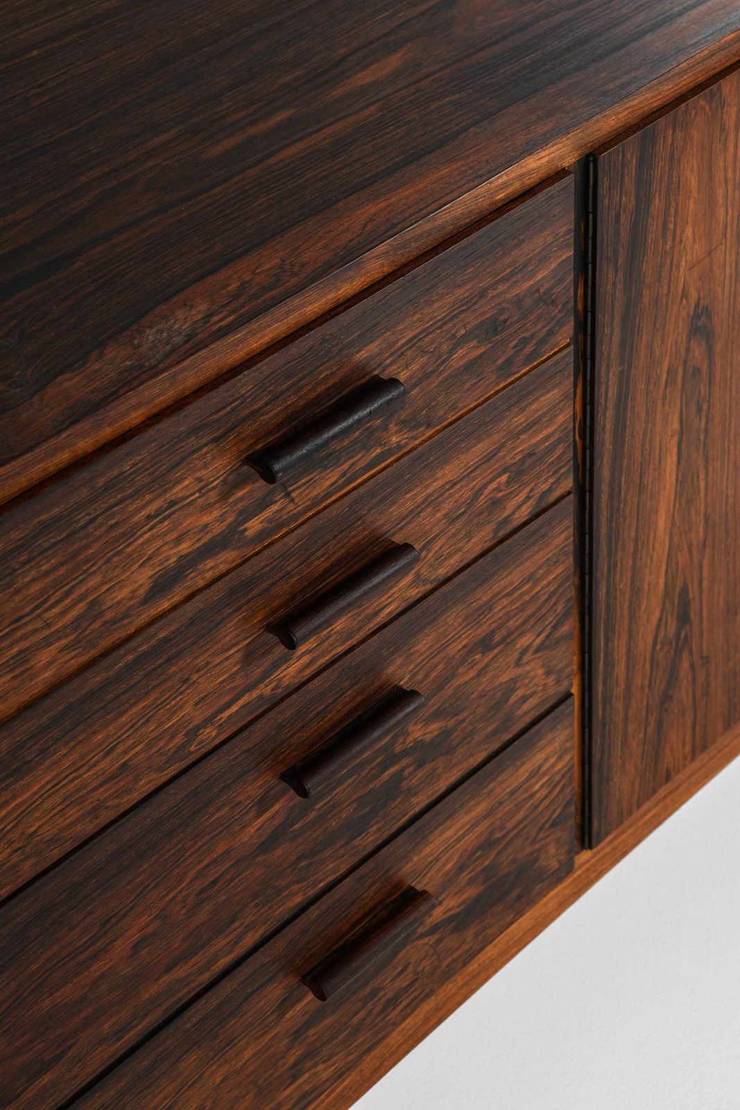 Sideboard In Rosewood And Steel By Ib Kofod Larsen, 1960s photo buy