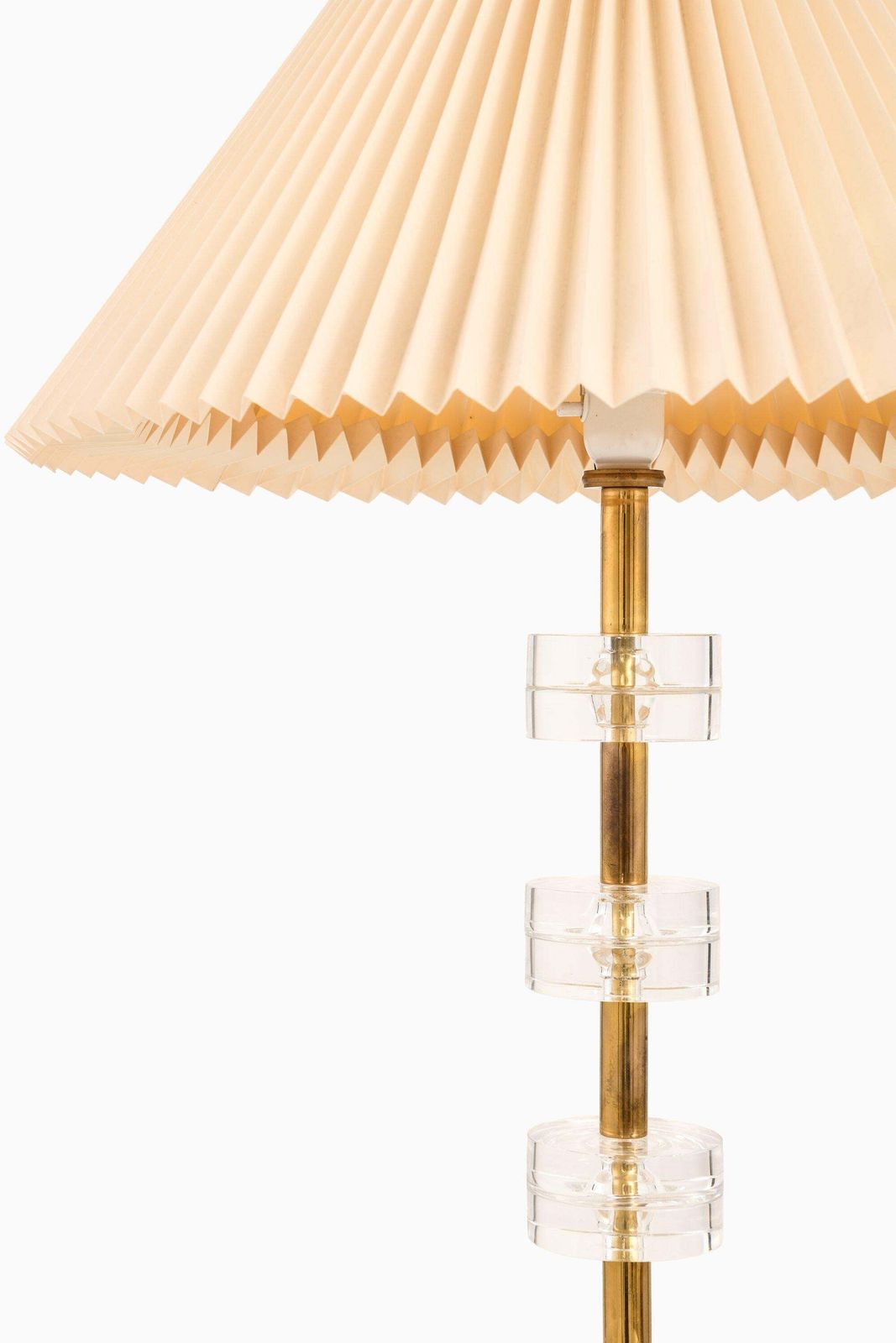 Table Lamp In Brass And Glass By Carl Fagerlund, 1960′S photo furniture