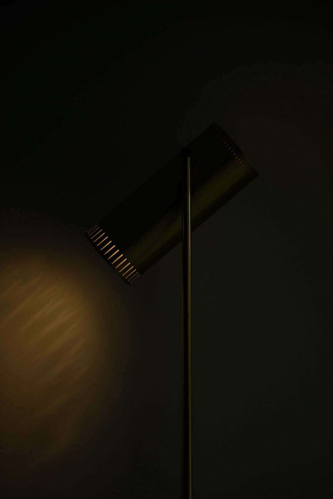 Jo Hammerborg Floor Lamp Model Trombone Produced By Fog & Mørup In Denmark photo vintage