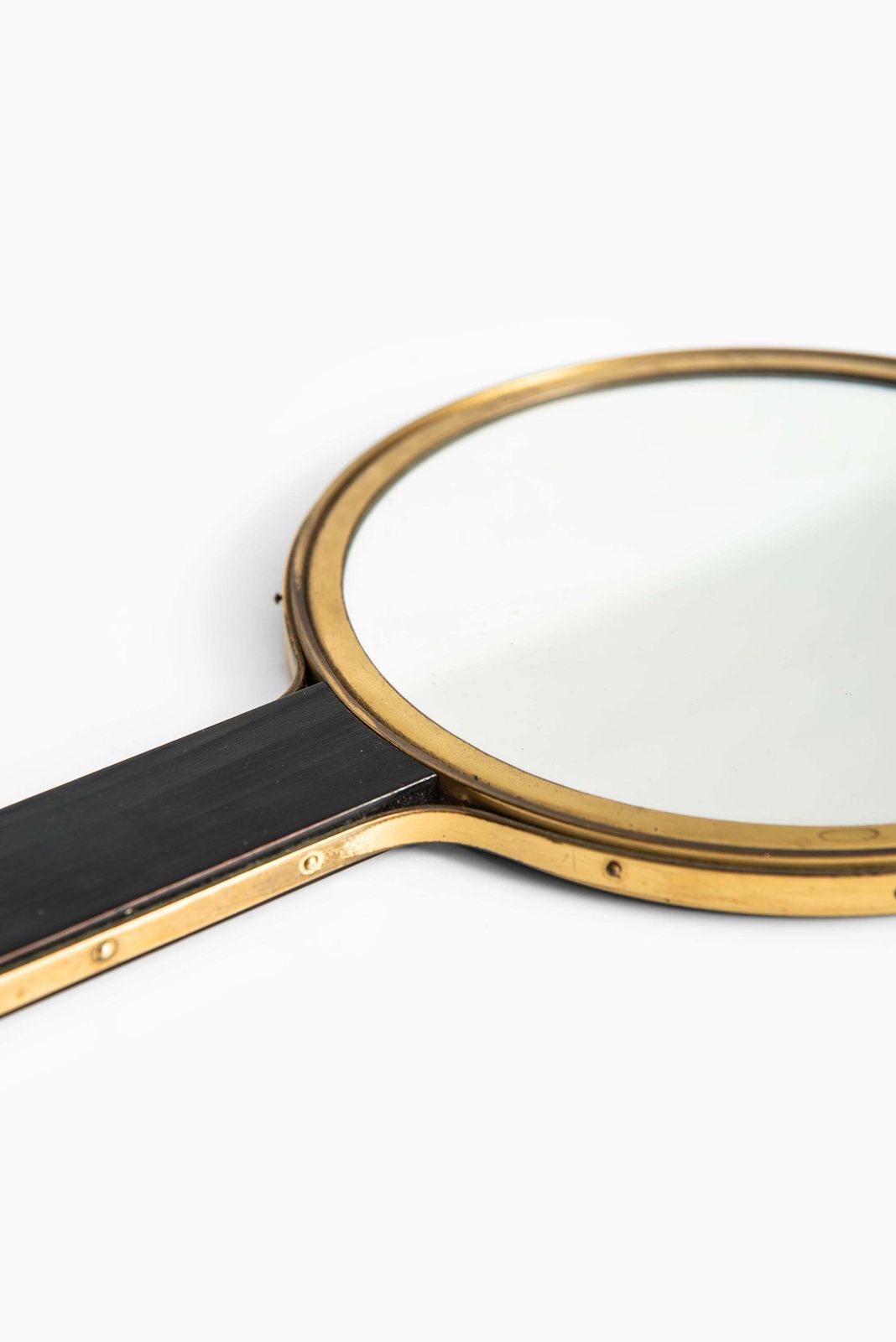 Hand Mirror In Brass In The Manner Of Ivar ålenius Björk photo Home Decor