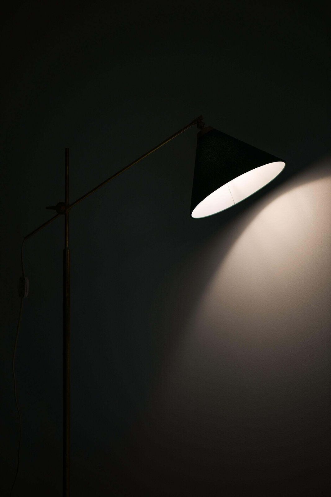 T.H. Valentiner Floor Lamp Produced By Poul Dinesen In Denmark photo vinterior