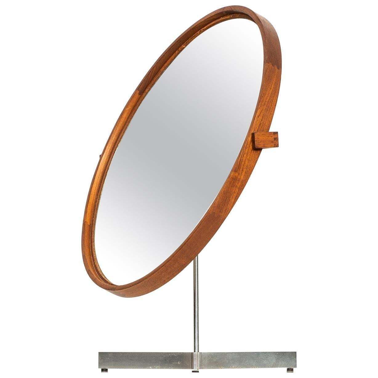 Uno & östen Kristiansson Table Mirror Produced By Luxus In Vittsjö, Sweden