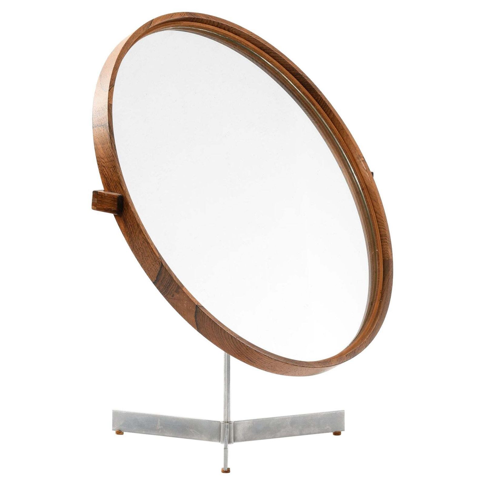 Uno & östen Kristiansson Table Mirror Produced By Luxus In Vittsjö, Sweden