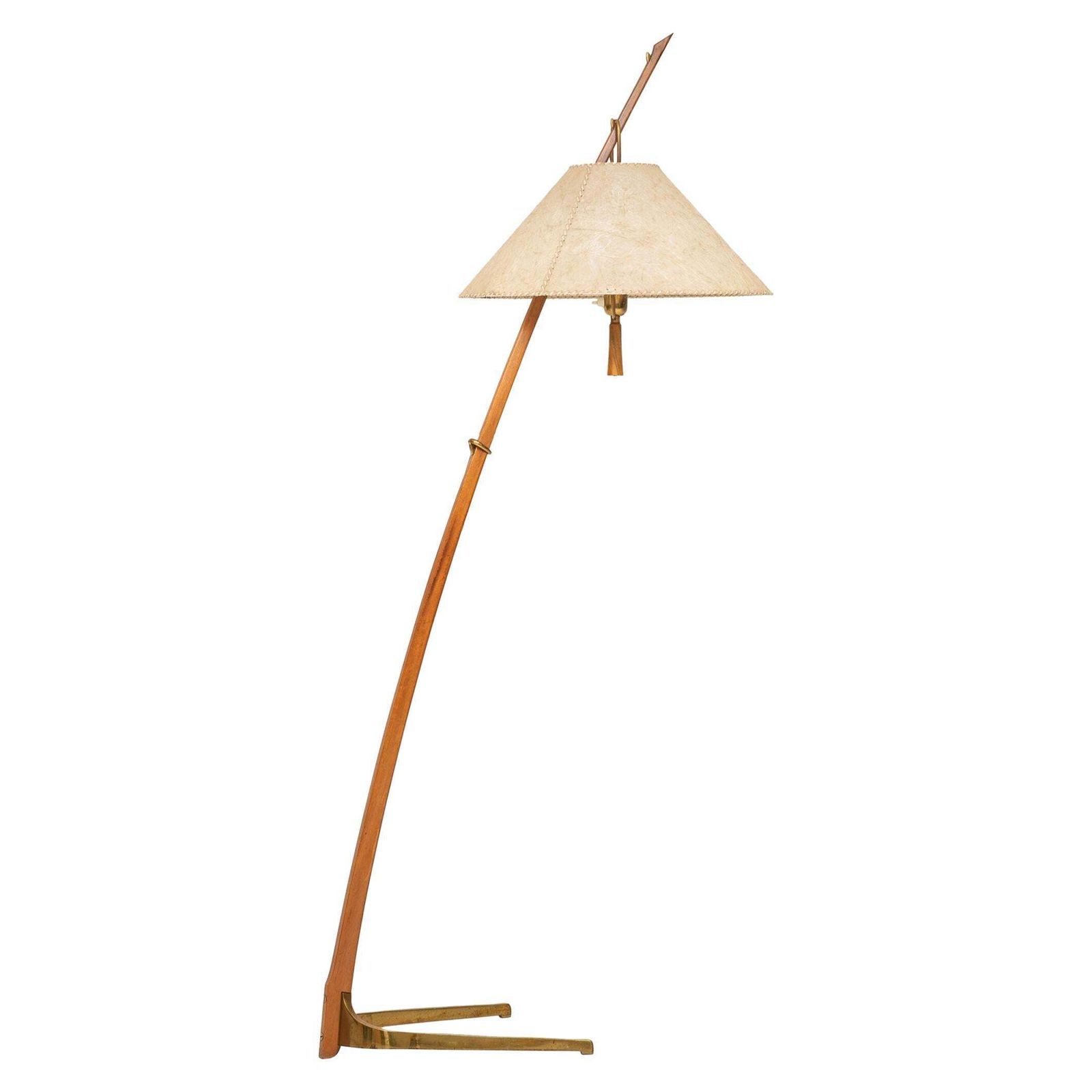 J.T Kalmar & A. Pöll Floor Lamp Model 2076 / Dornstab By J.T Kalmar In Vienna