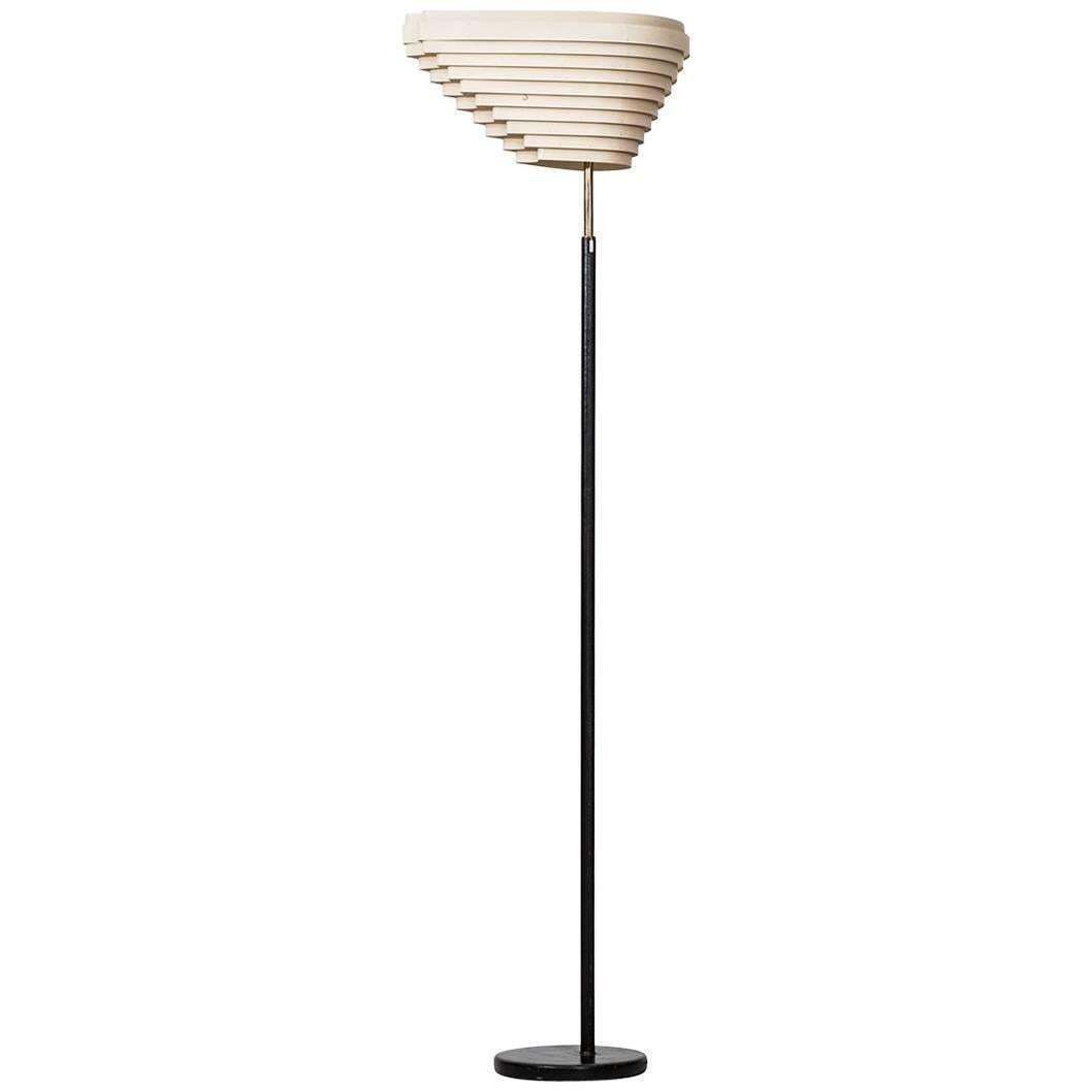 Alvar Aalto Angel Wing Floor Lamp Model A805 By Valaistustyö In Finland