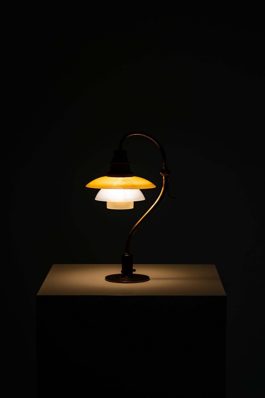 photo buy Poul Henningsen Table Lamp Model Ph 2/2 Produced By Louis Poulsen In Denmark