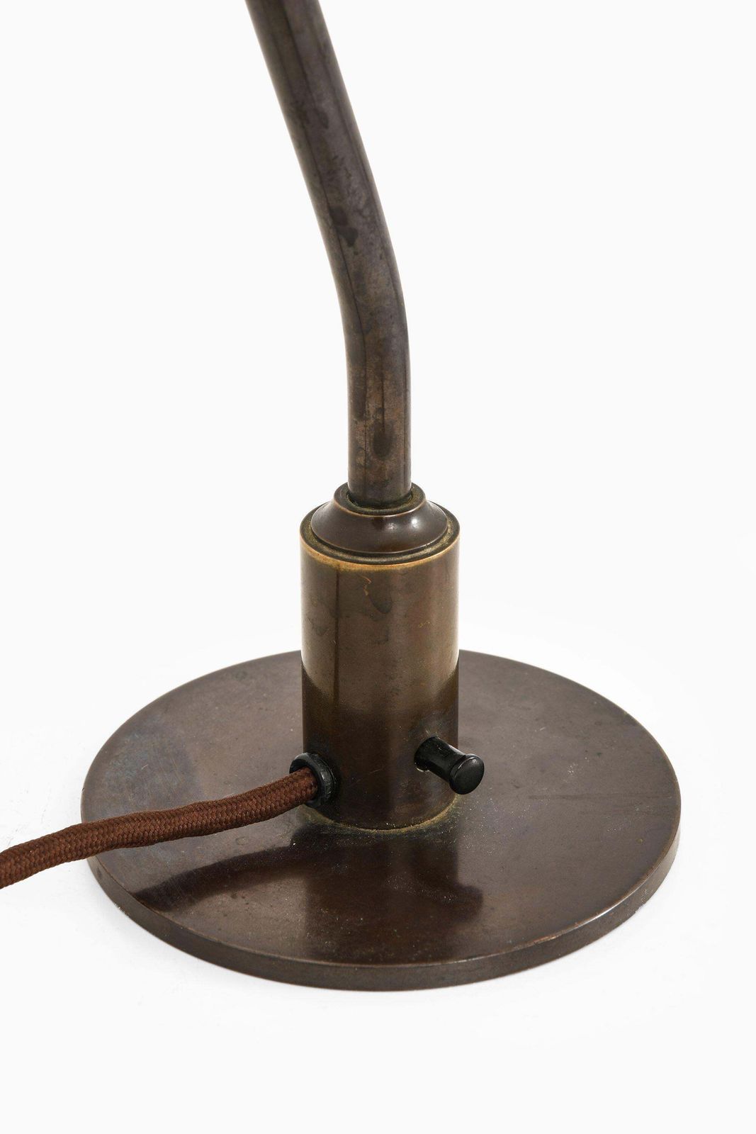 Table Lamp In Browned Brass Frame By Poul Henningsen, 1931 1933 photo vinterior