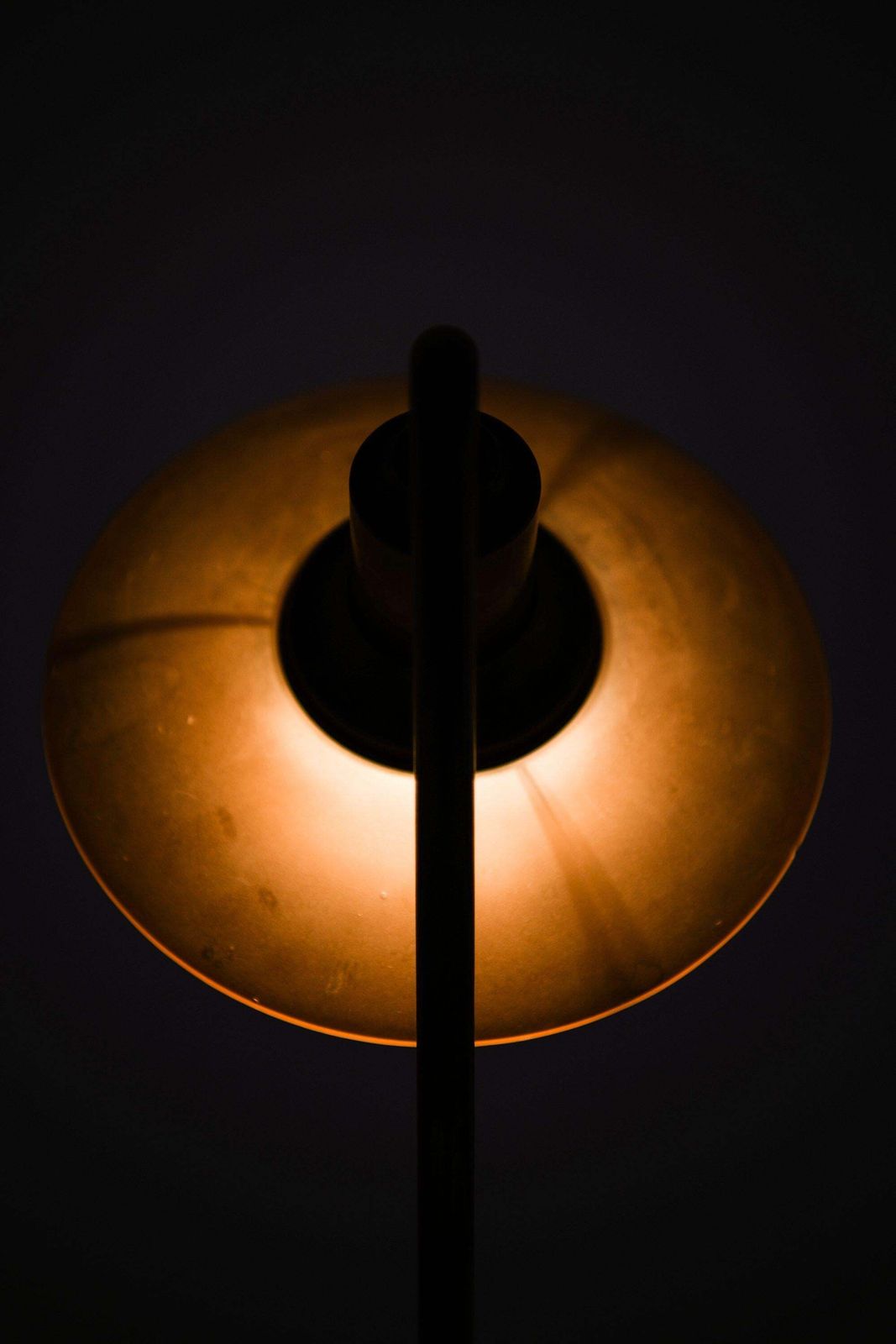 21233.0 Table Lamp In Browned Brass Frame By Poul Henningsen, 1931 1933 photo
