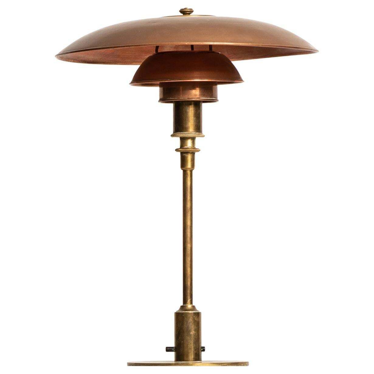 Poul Henningsen Table Lamp Model Ph 3½/2 Produced By Louis Poulsen In Denmark