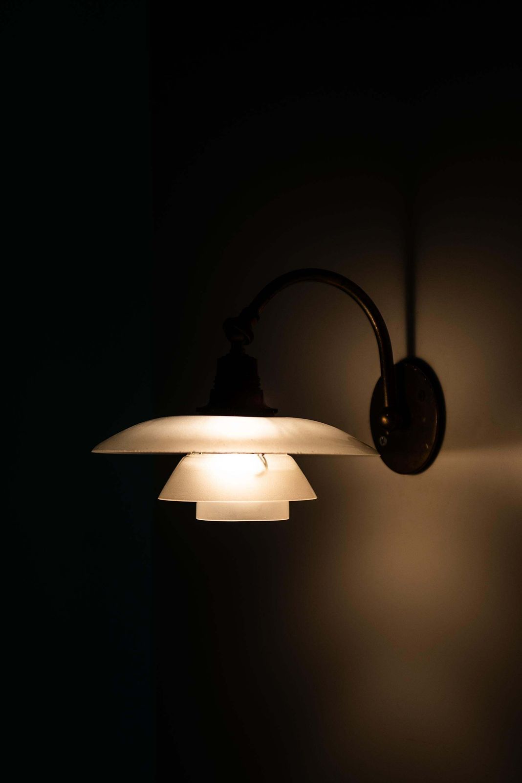 Poul Henningsen Wall Lamp Model Ph 1/1 By Louis Poulsen In Denmark photo buy