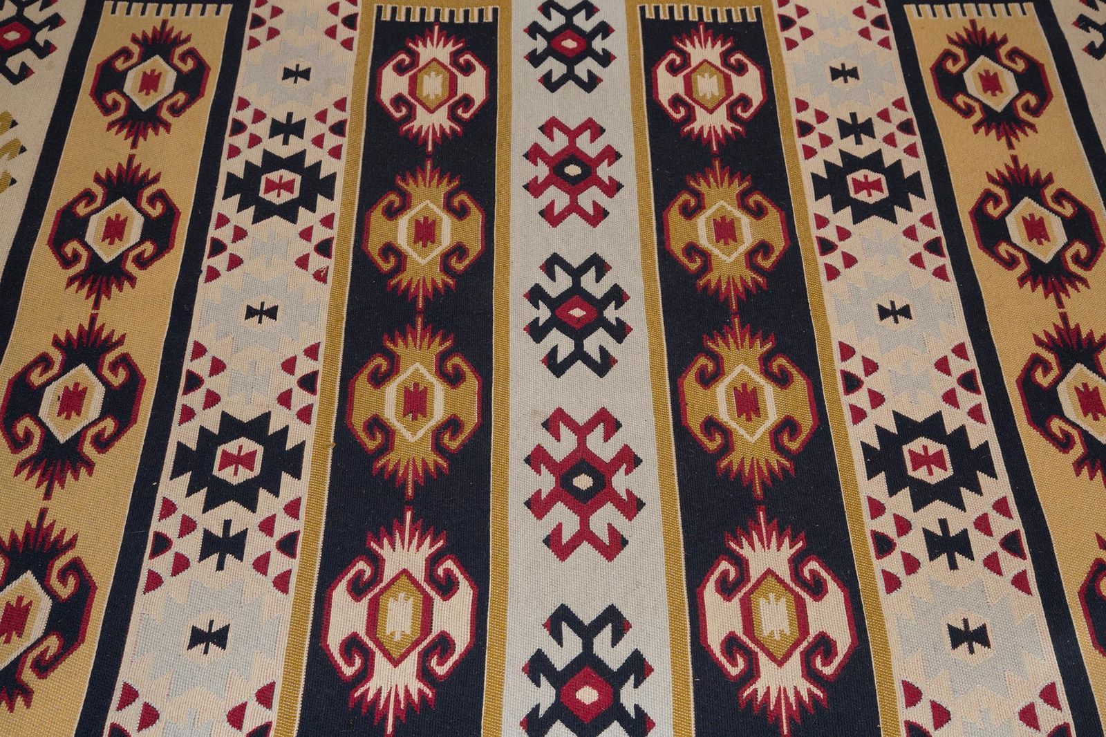 photo buy Midcentury Boho Style Wool Carpet, 1960s