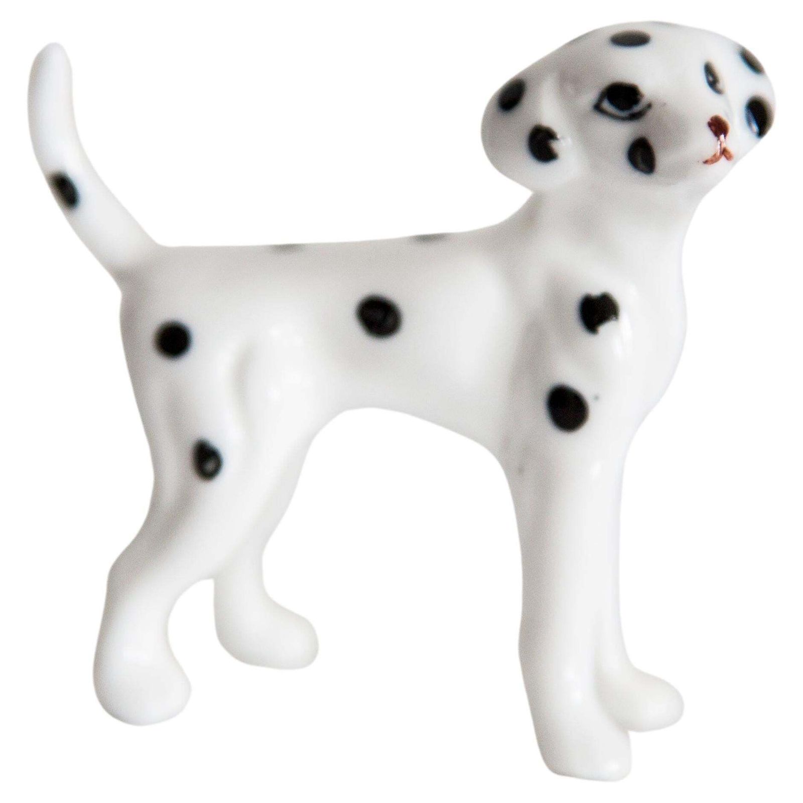 20th Century Mini White Dalmatian Dog Sculpture, Italy, 1960s