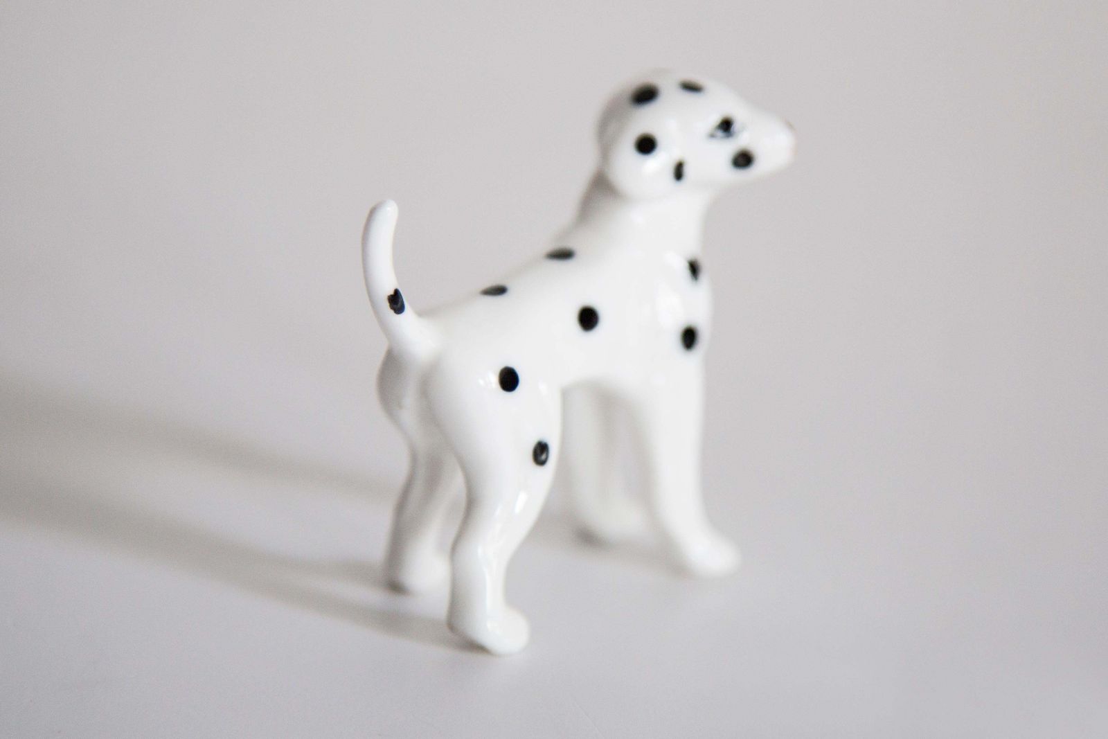 20th Century Mini White Dalmatian Dog Sculpture, Italy, 1960s photo buy