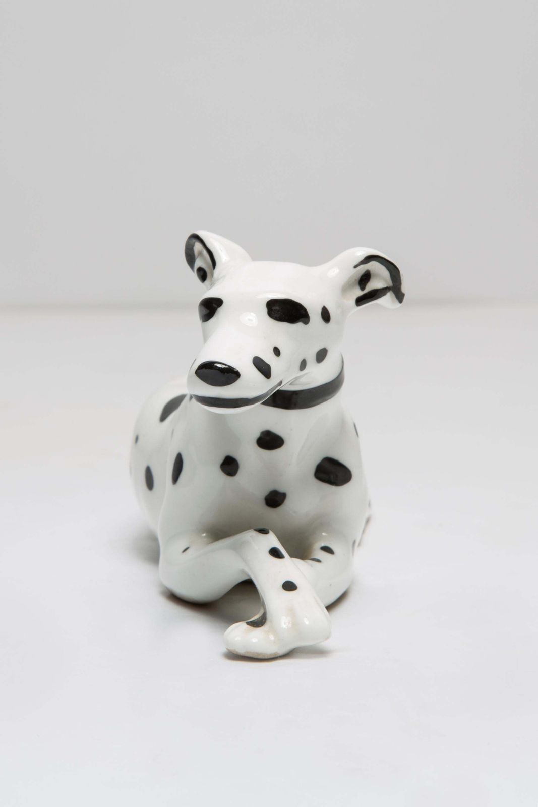 20th Century Mini White Dalmatian Dog Sculpture, Italy, 1960s photo for sale