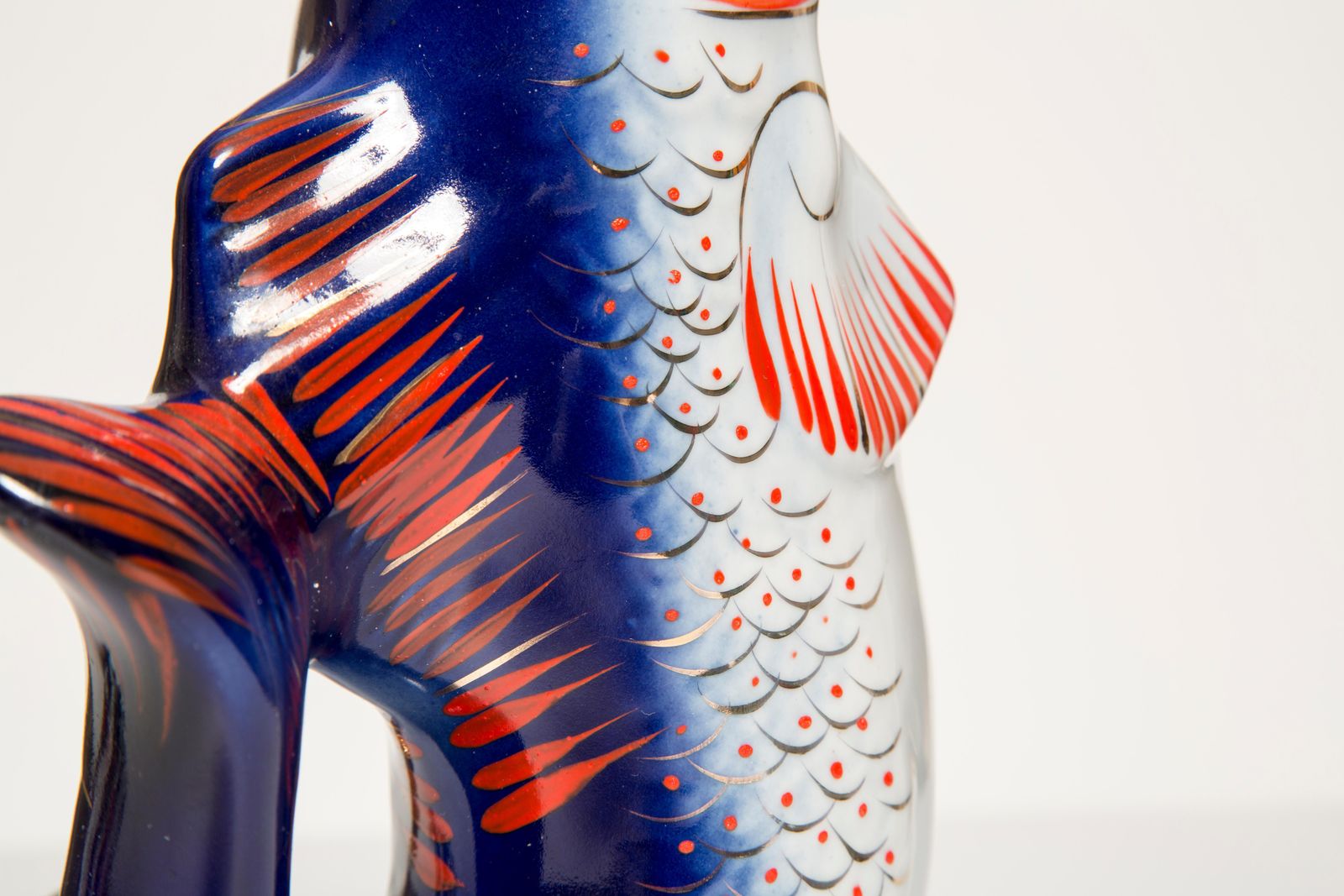 photo buy Blue Fish Glass Decanter And Glasses, 20th Century, Europe, 1960s