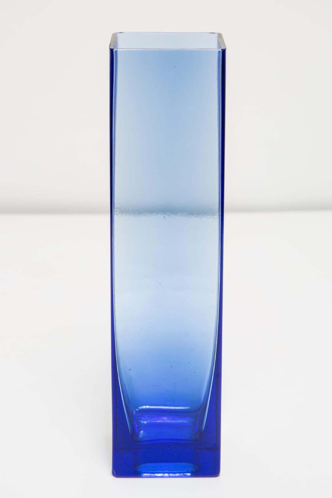 Mid Century Vintage Blue Glass Vase, Europe, 1960s photo vinterior