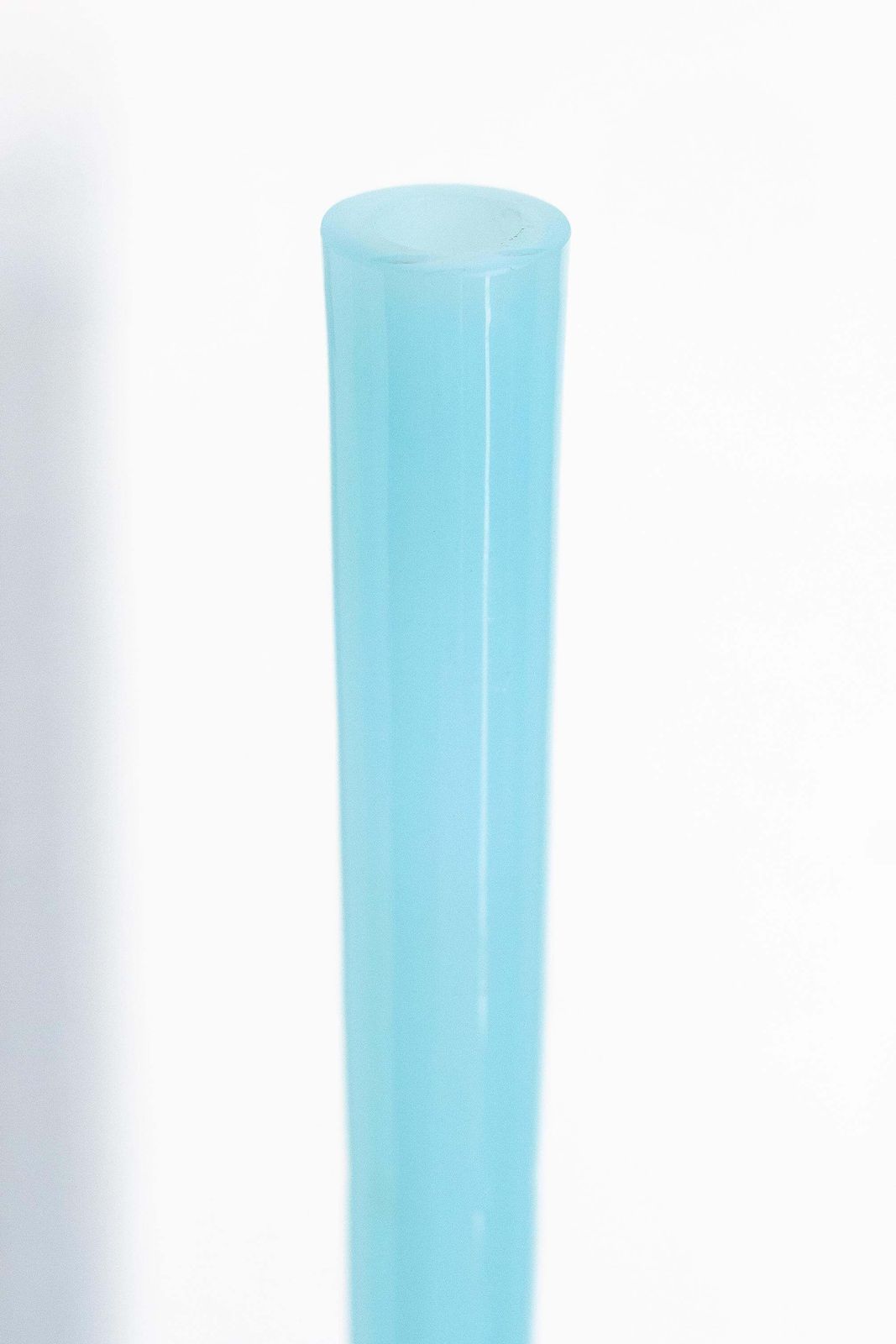 photo for sale Mid Century Blue Decorative Glass Vase, Europe, 1960s