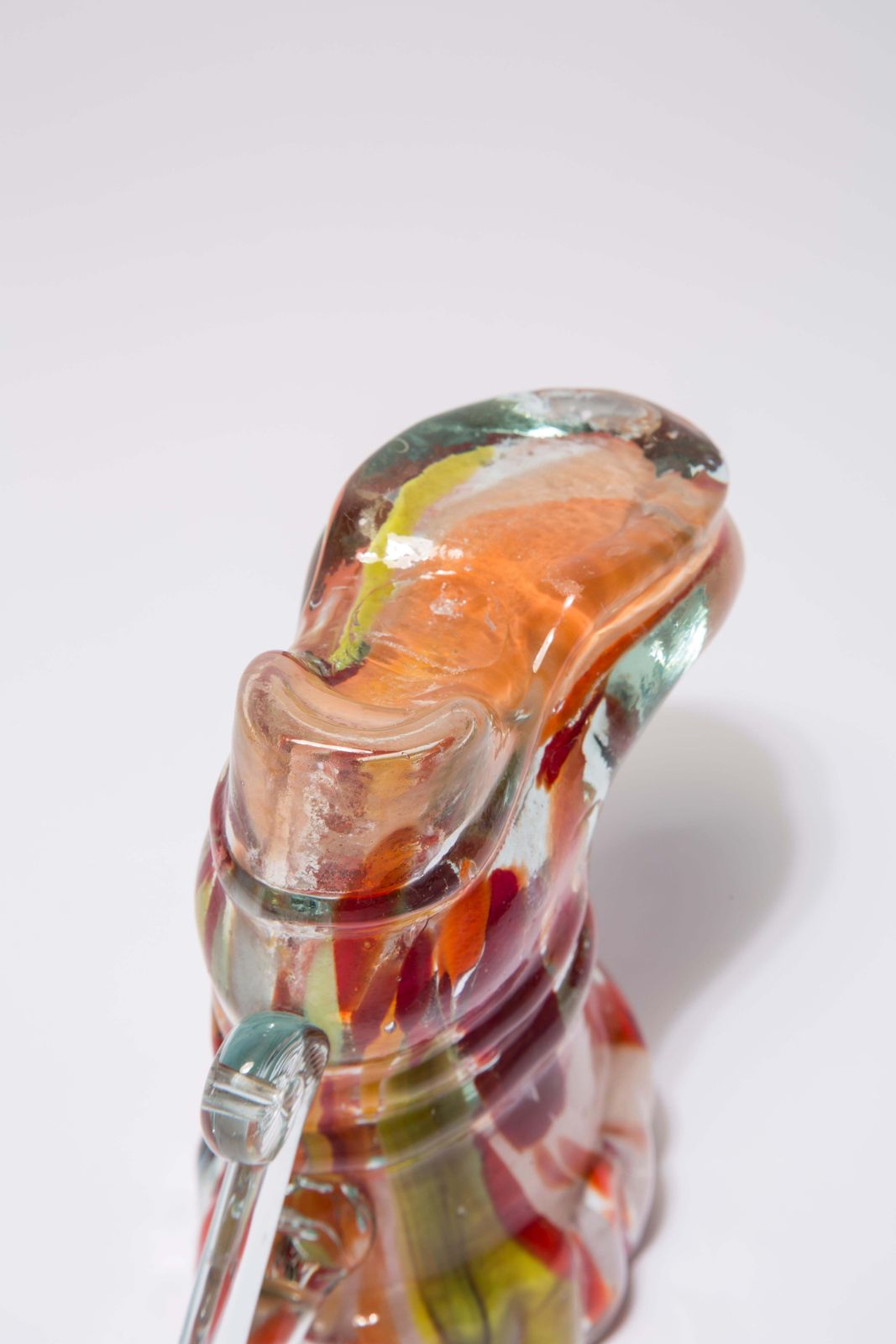 Home Decor Mid Century Vintage Shoe Small Murano Vase, Italy, 1960s photo
