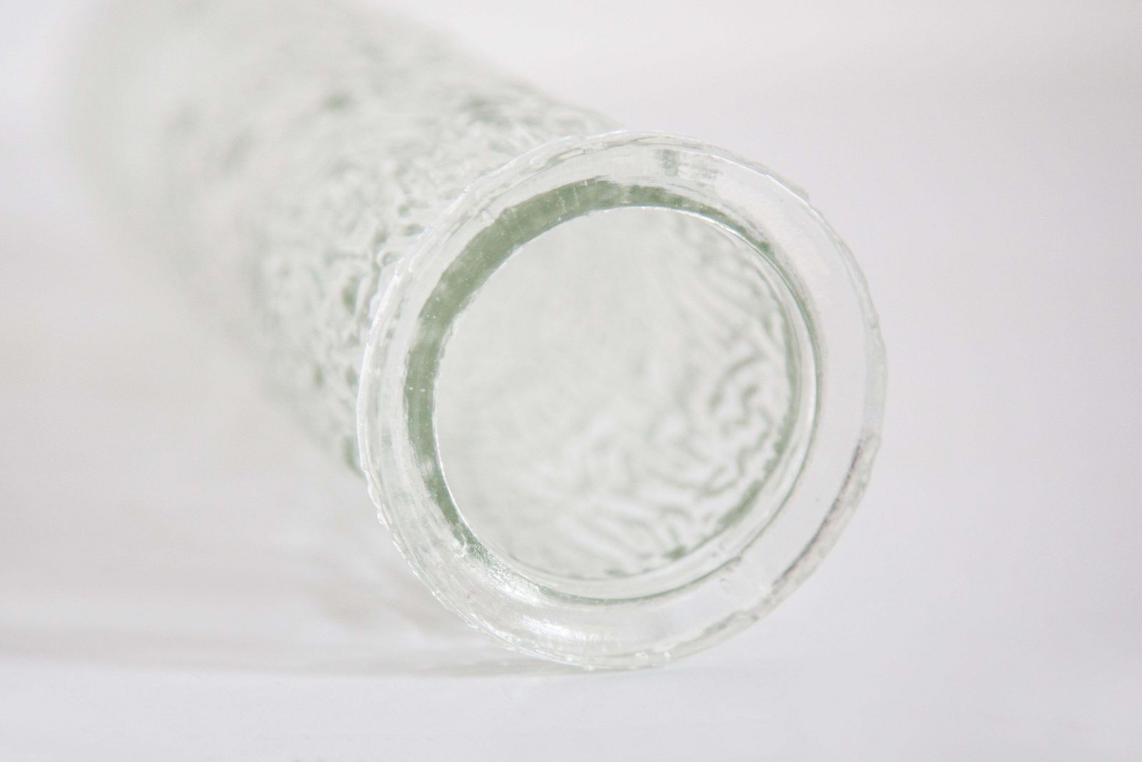 Mid Century Vintage Transparent Oberglass Vase Rock Crystal, Austria, 1970s photo buy