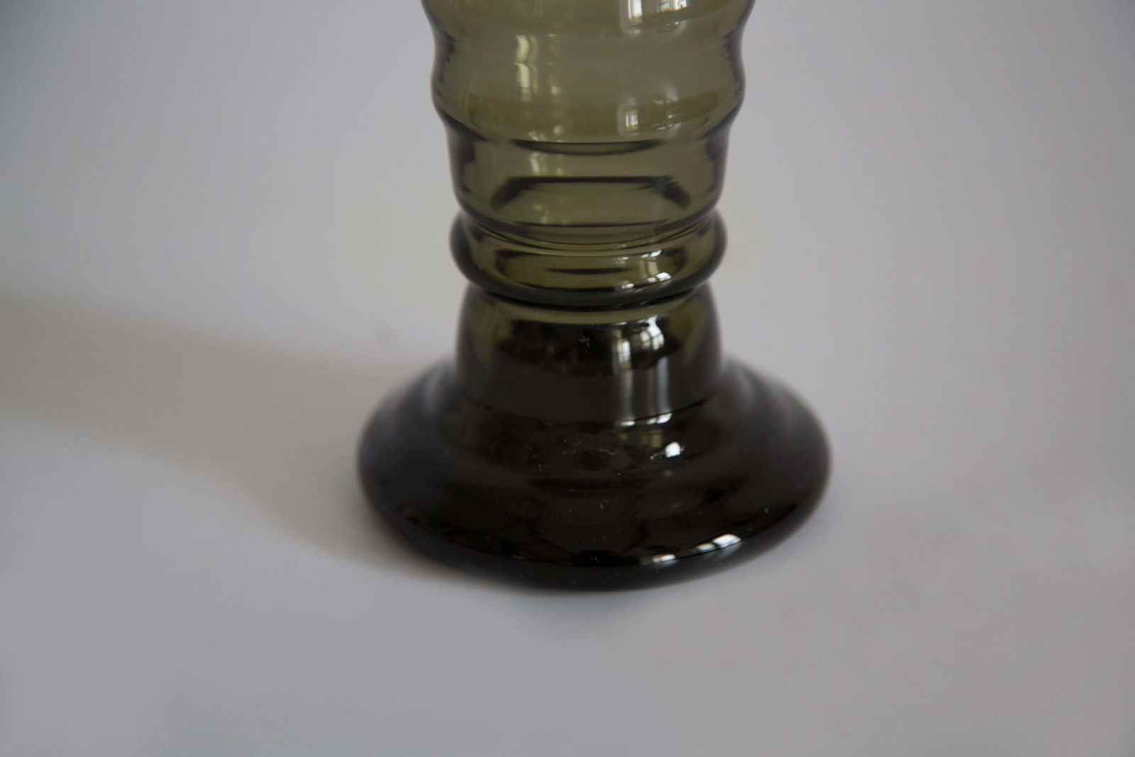 Mid Century Green Vase With Frill, Europe, 1960s photo vinterior