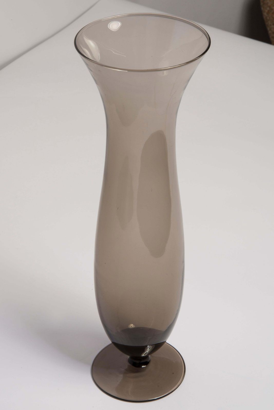 Mid Century Vintage Beige Slim Vase, Europe, 1960s photo vintage