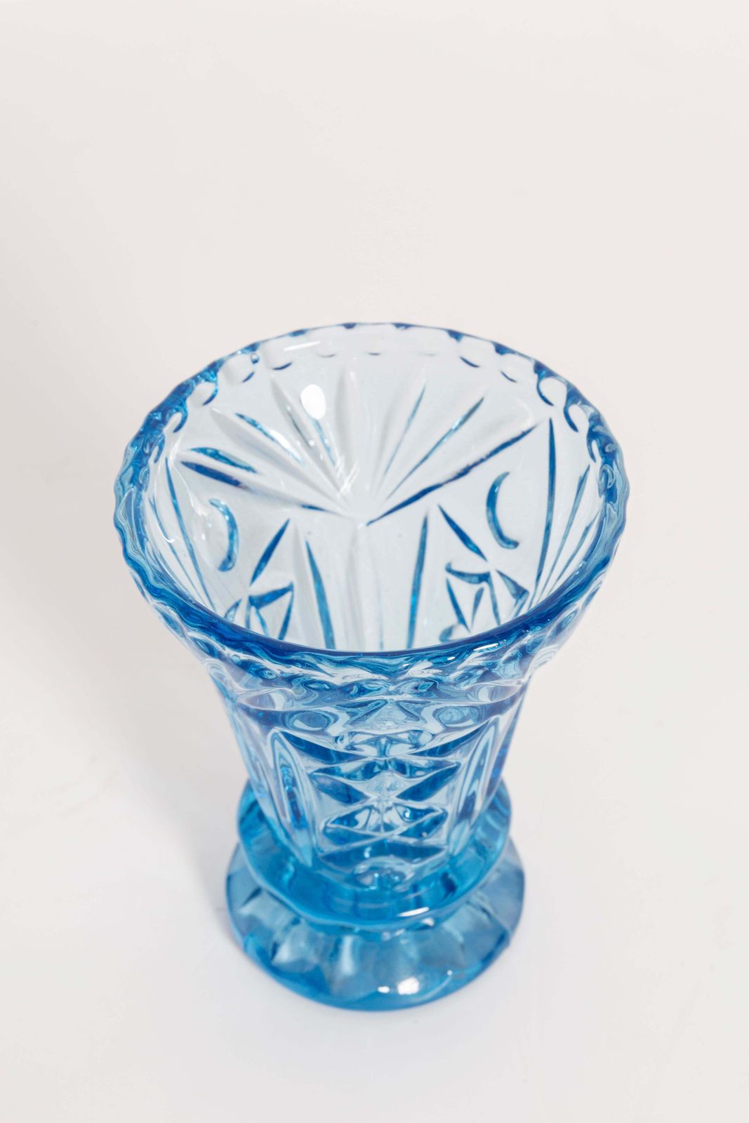 Blue Mini Vintage Vase, 20th Century, Europe, 1960s photo for sale