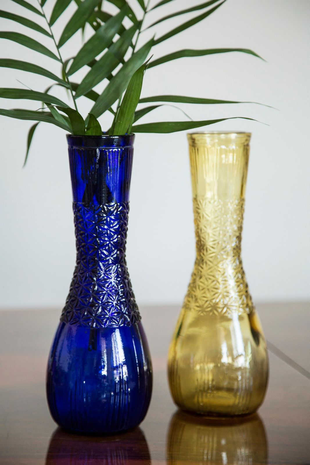 Midcentury Vintage Yellow Medium Glass Vase, Europe, 1960s photo Home Decor