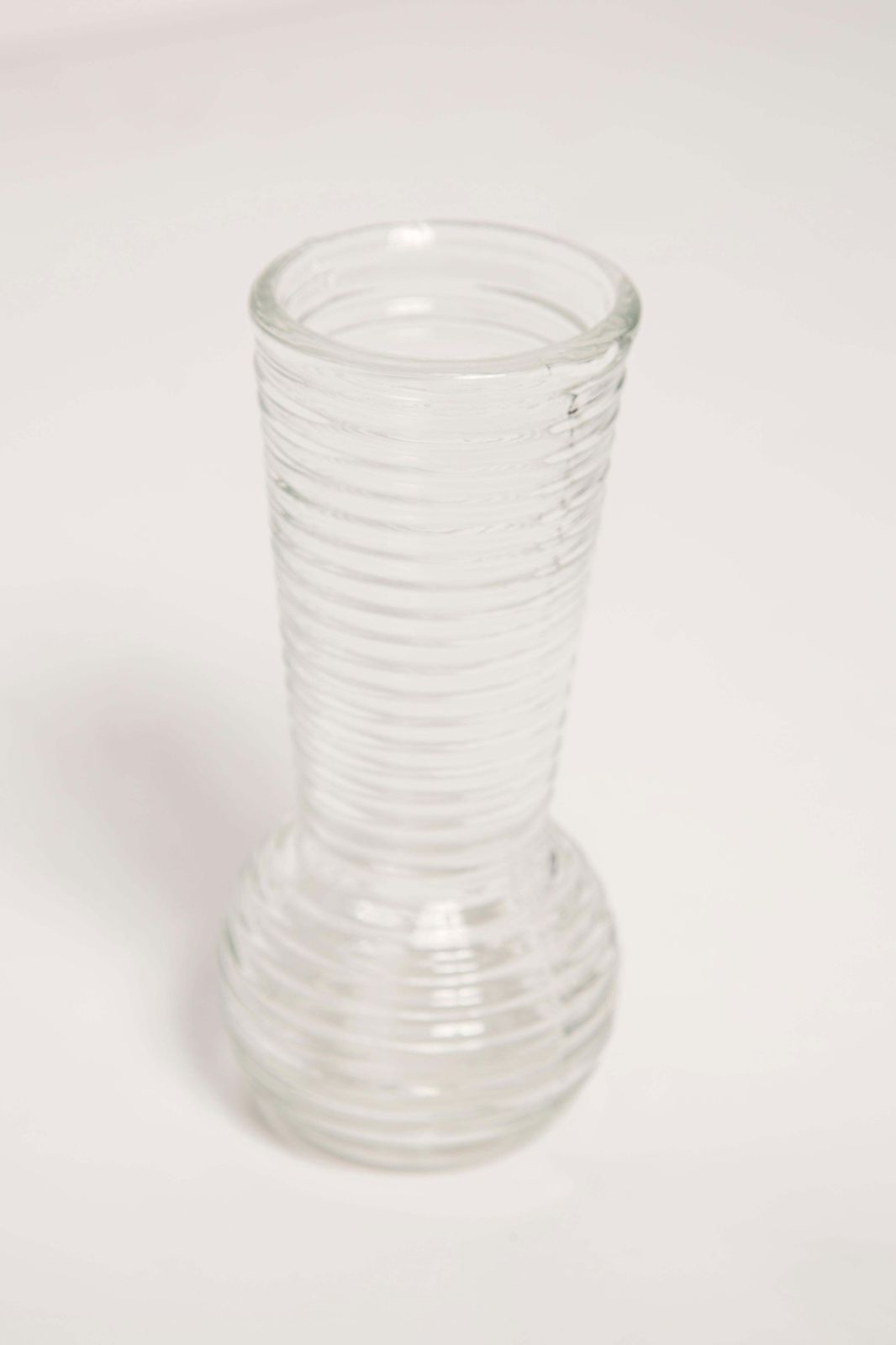 60.0 Midcentury Vintage Transparent Small Vase, Europe, 1960s photo