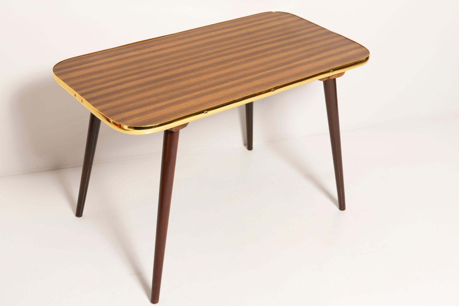Mid Century Modern Coffee Table, Hollywood Regency Style, Wood, Poland, 1960s photo for sale