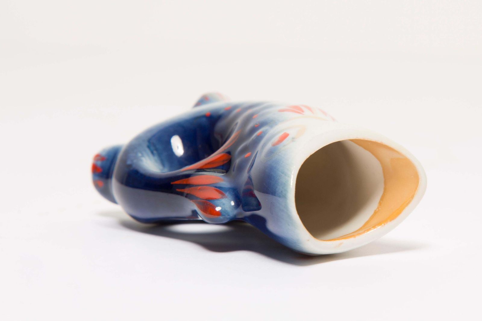 photo for sale Blue Fish Glass Decanter And Glasses, 20th Century, Europe, 1960s