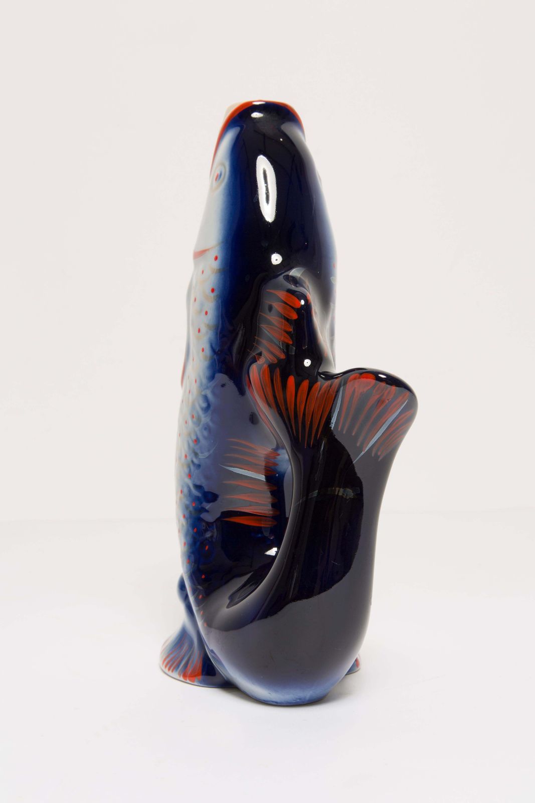 photo vinterior Blue Fish Glass Decanter And Glasses, 20th Century, Europe, 1960s