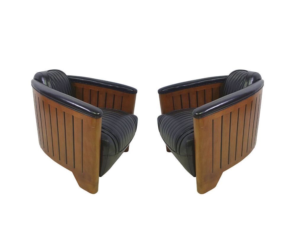 A Fabulous Club Armchair In The Art Deco Style photo furniture