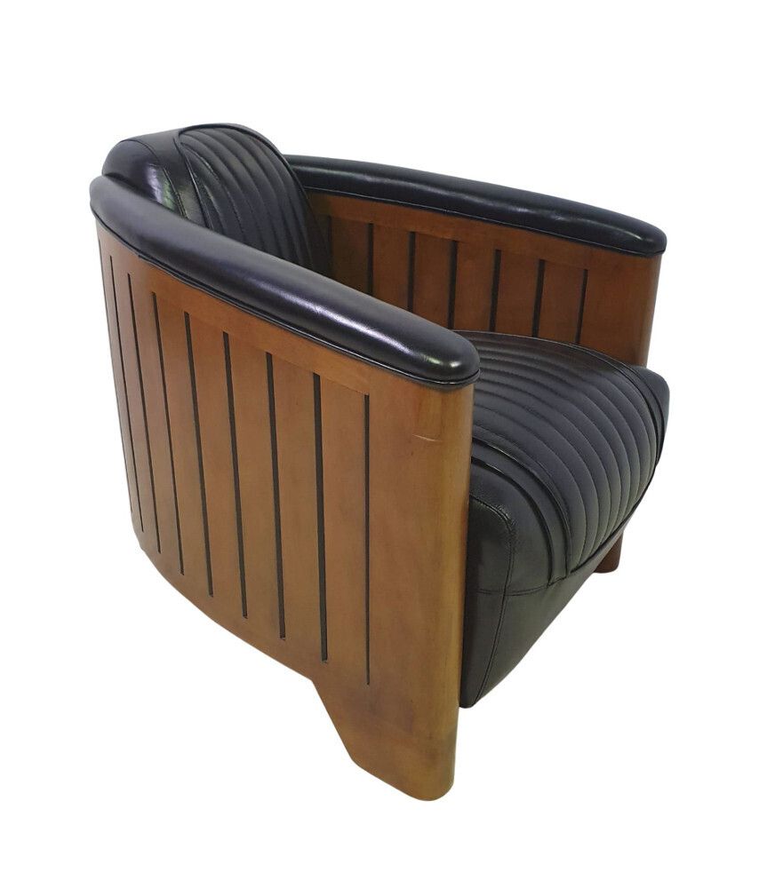 A Fabulous Club Armchair In The Art Deco Style photo for sale