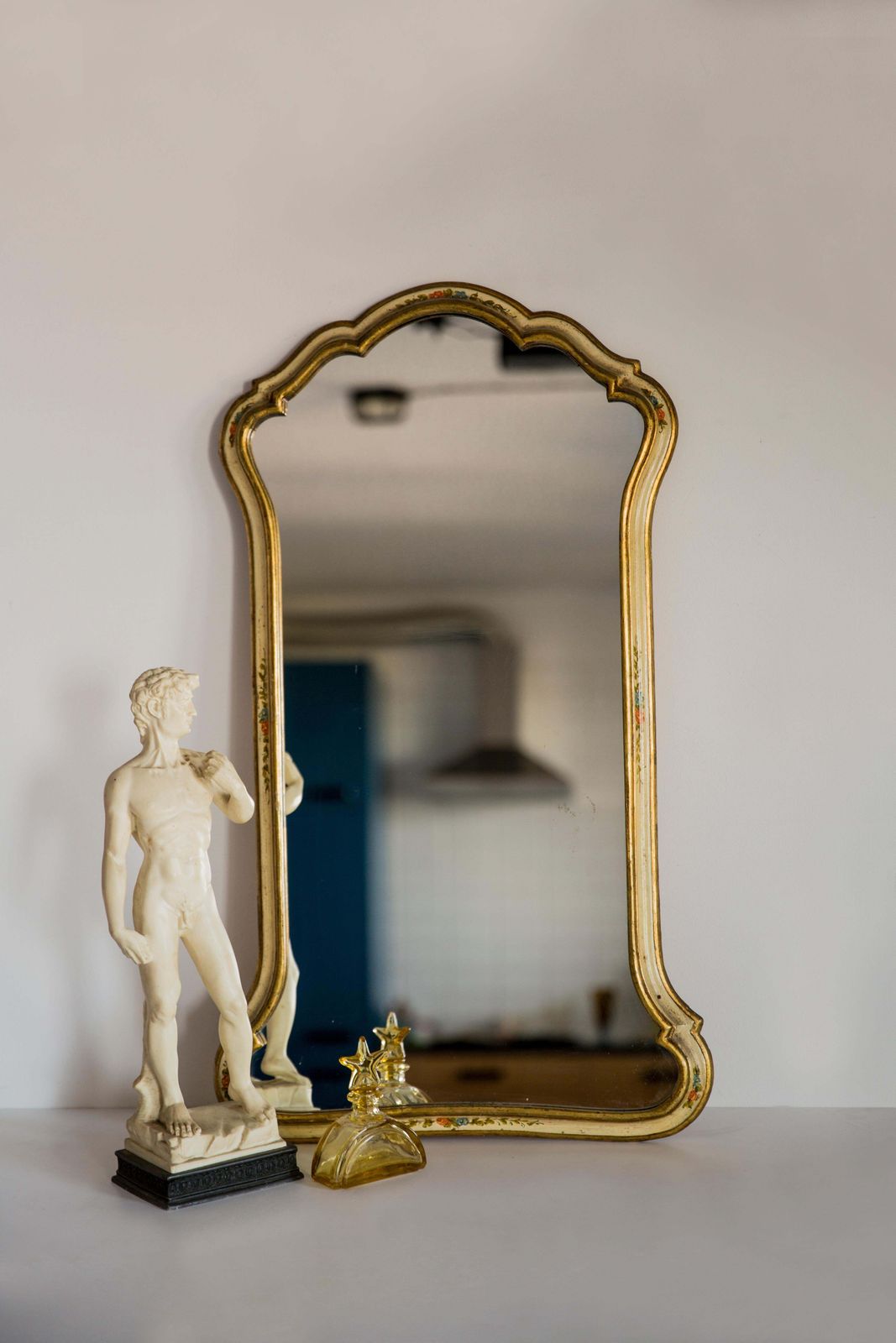 Mid Century Rare Davide Sculpture, Gypsum, Italy, 1960s photo vinterior