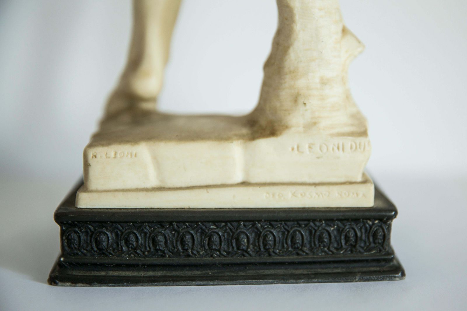 photo vintage Mid Century Rare Davide Sculpture, Gypsum, Italy, 1960s