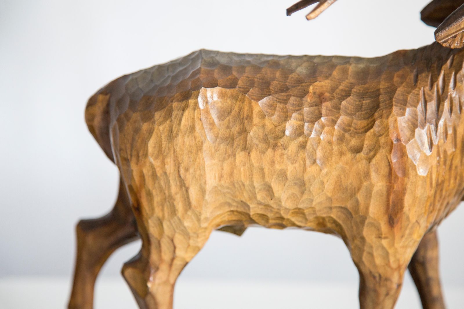photo furniture Mid 20th Century Medium Deep Wood Sculpture, Europe, Poland, 1960s