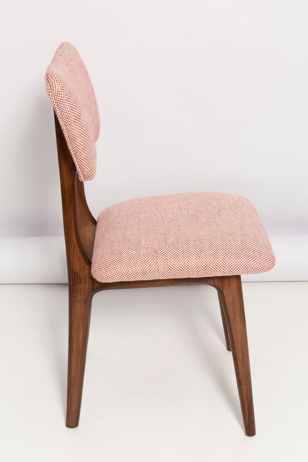 Mid Century Butterfly Dining Chair, Peony Cotton, Poland, 1960s photo buy