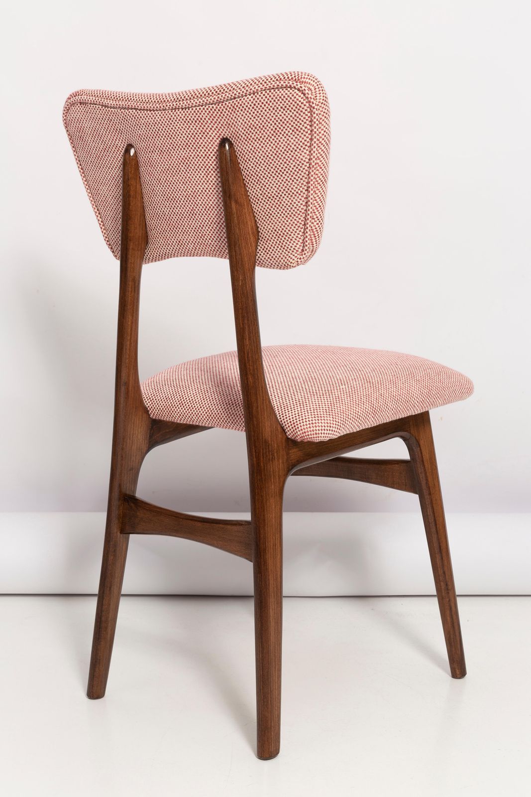 photo for sale Mid Century Butterfly Dining Chair, Peony Cotton, Poland, 1960s