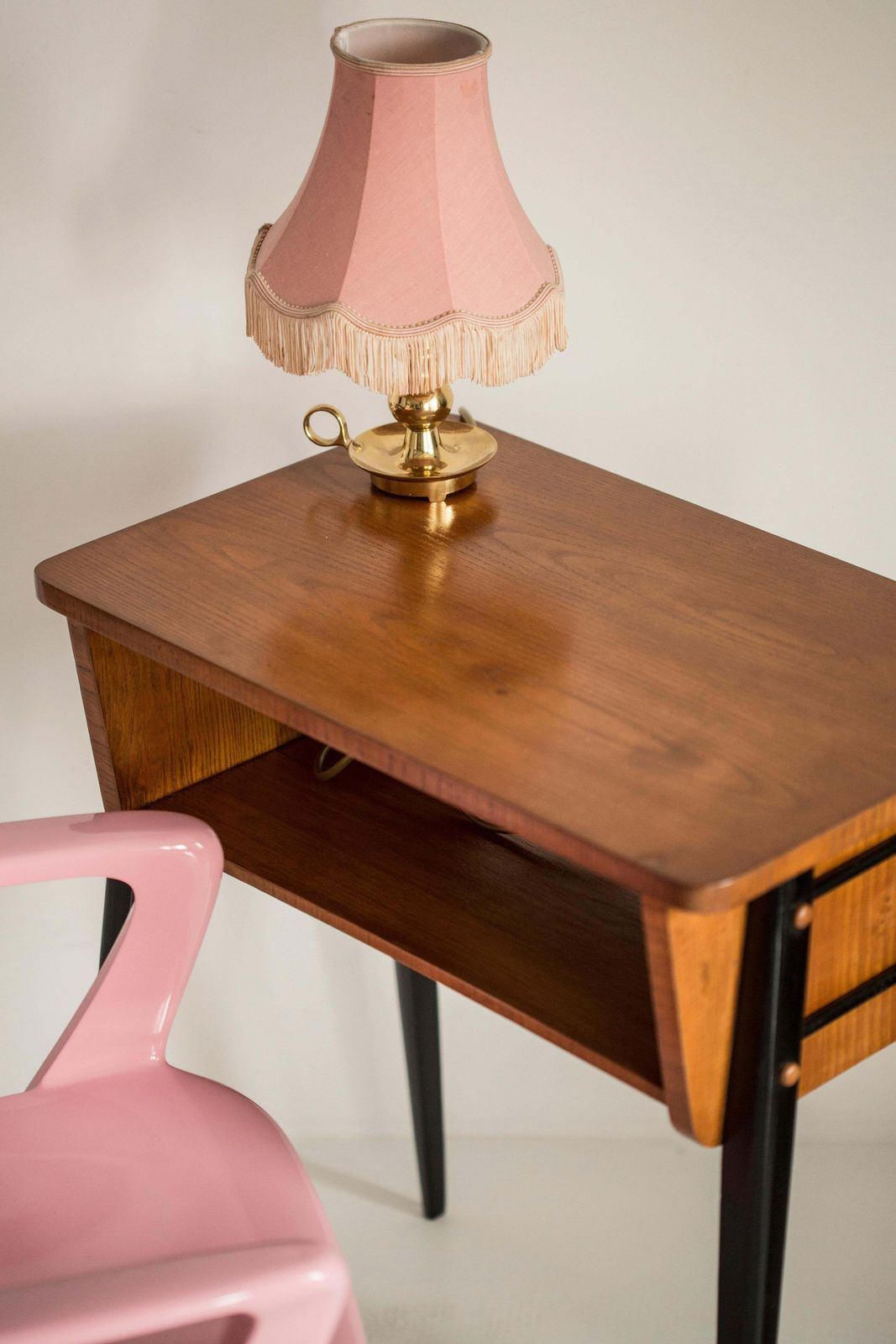 Mid Century Modern Desk Table, Vintage, Art Deco, Europe, Poland, 1960s photo for sale