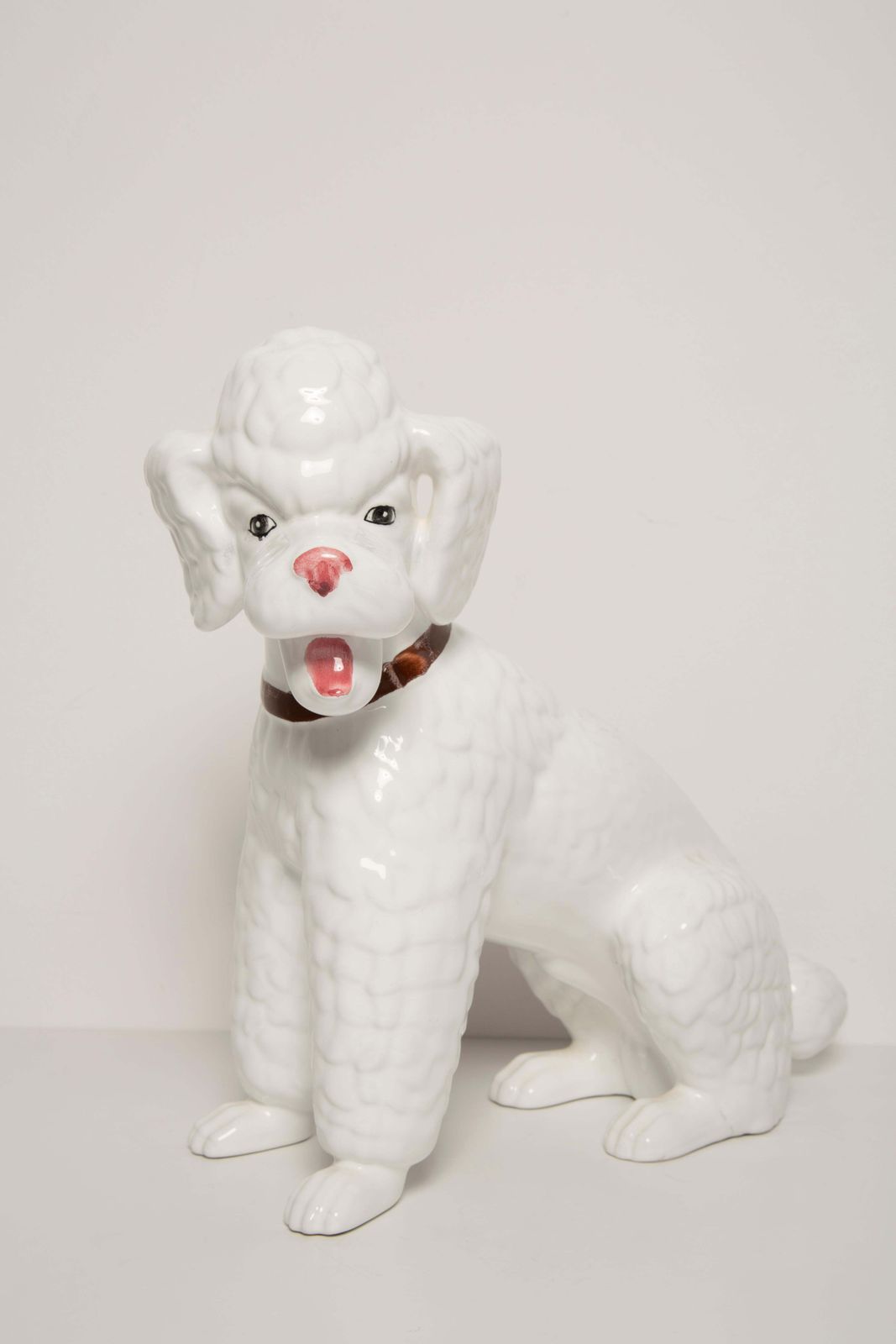 Mid Century Big King White Poodle Dog Sculpture, Italy, 1960s photo for sale
