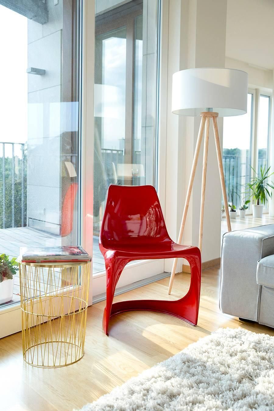 Mid Century Red Cado Chair, Steen østergaard, Europe, 1960s photo for sale