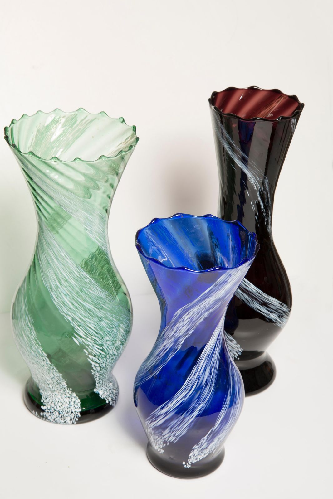 Set Of Three Midcentury Vases, Europe, 1960s photo buy