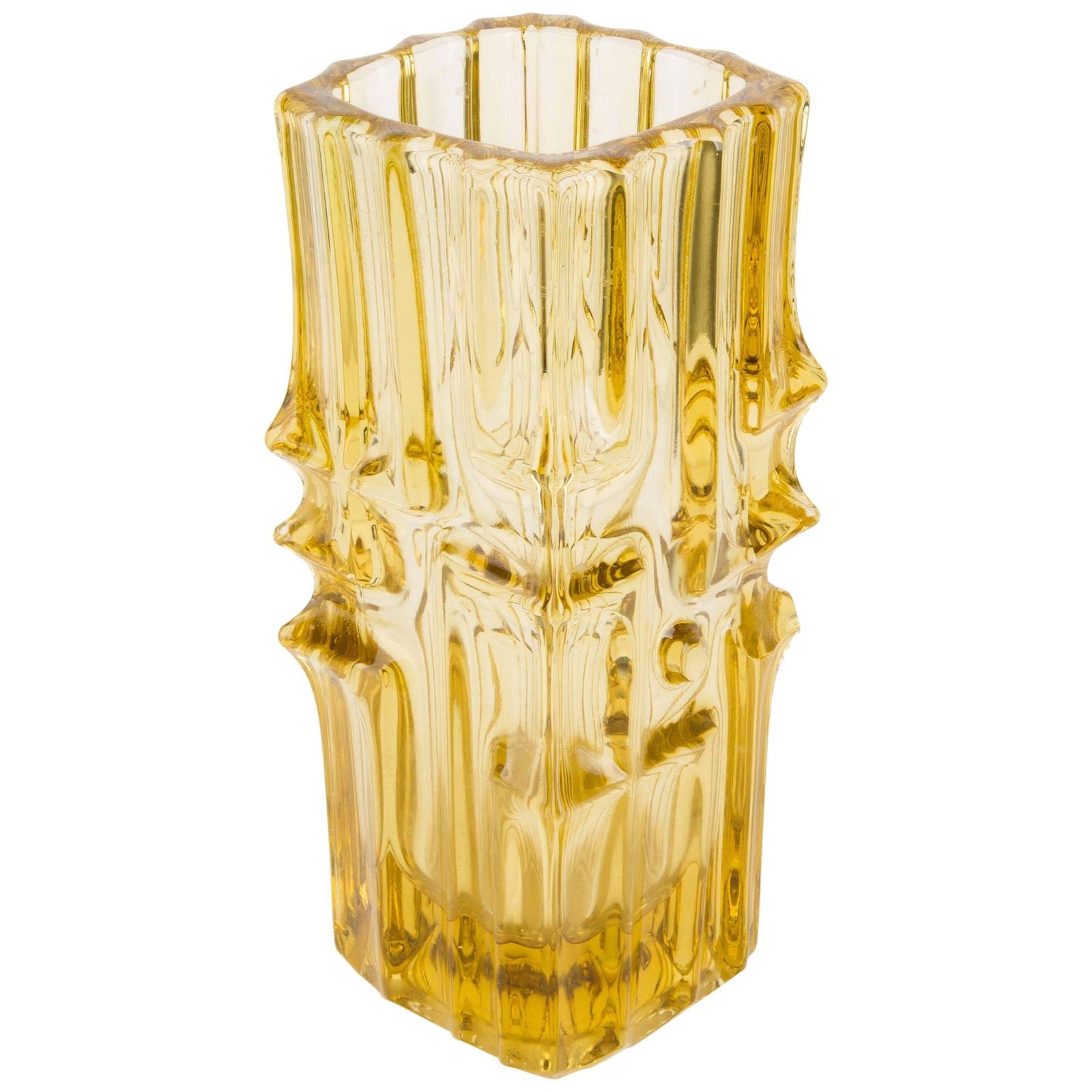 Set Of Four Vases By Vladislav Urban For Sklo Union, 20th Century, Europe, 1960s photo for sale