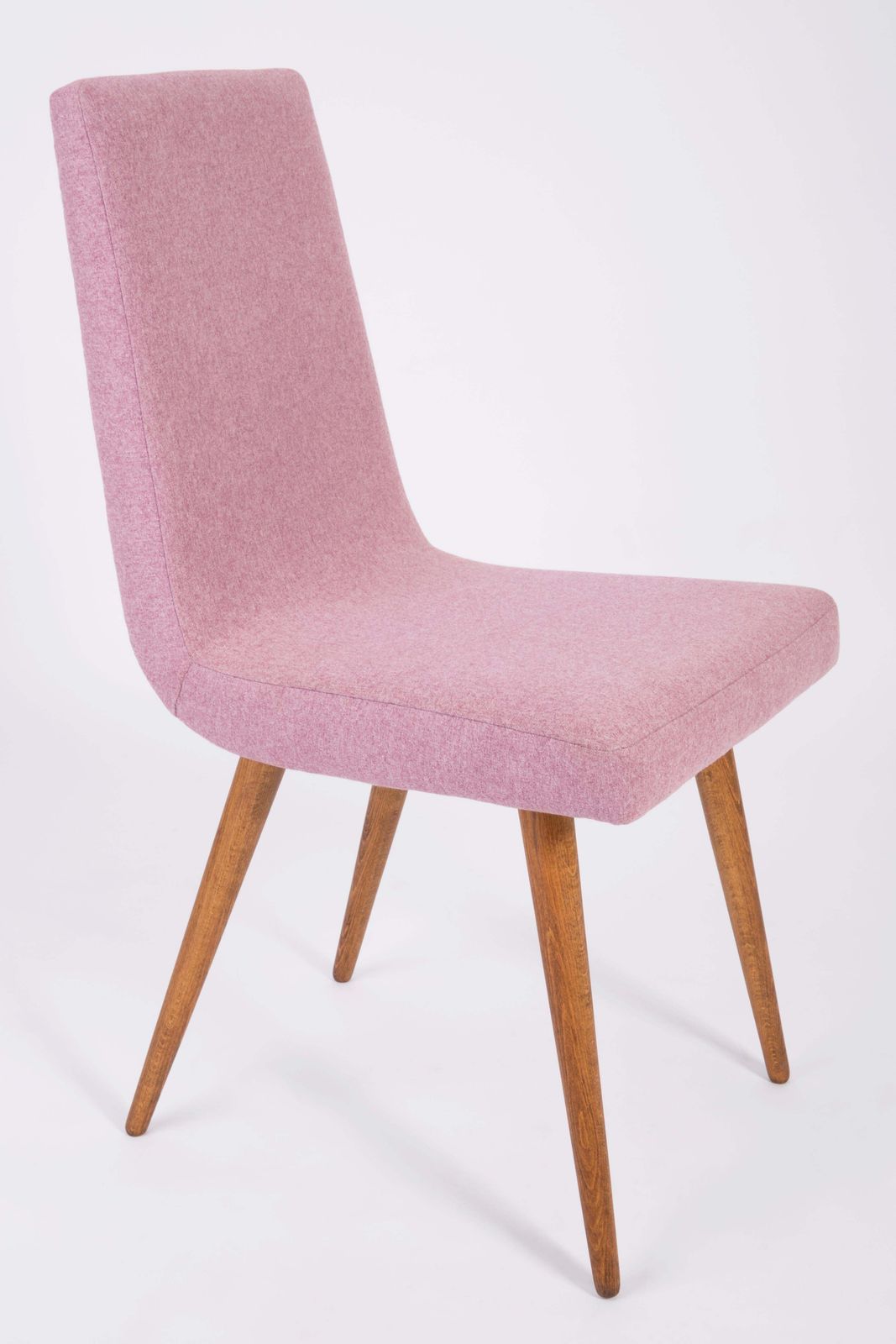 Set Of Two 20th Century Pink Mélange Rajmund Halas Chairs, 1960s photo vintage