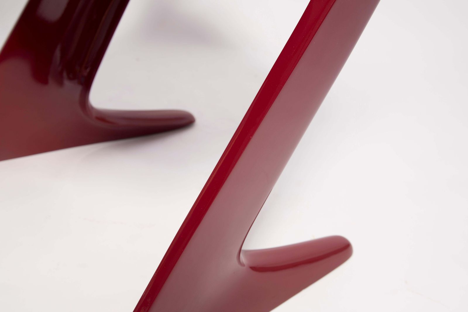 photo for sale Dark Red Wine Kangaroo Chair Designed By Ernst Moeckl, Germany, 1968