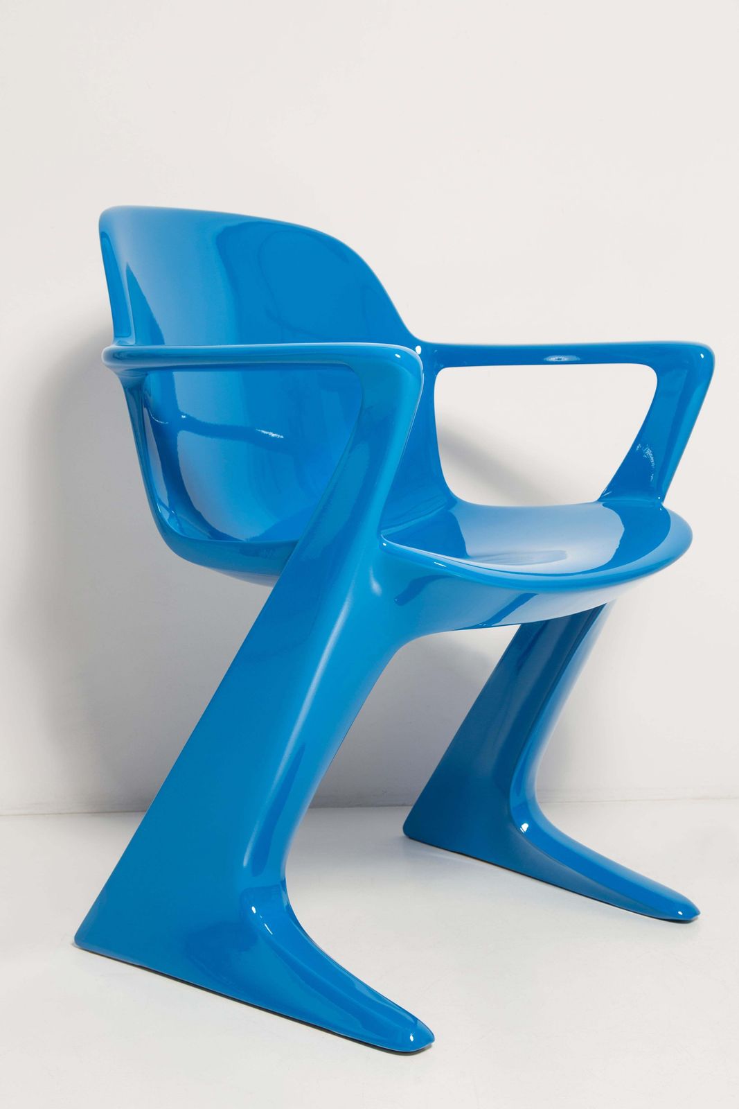 Blue Kangaroo Chair Designed By Ernst Moeckl, Germany, 1968 photo for sale