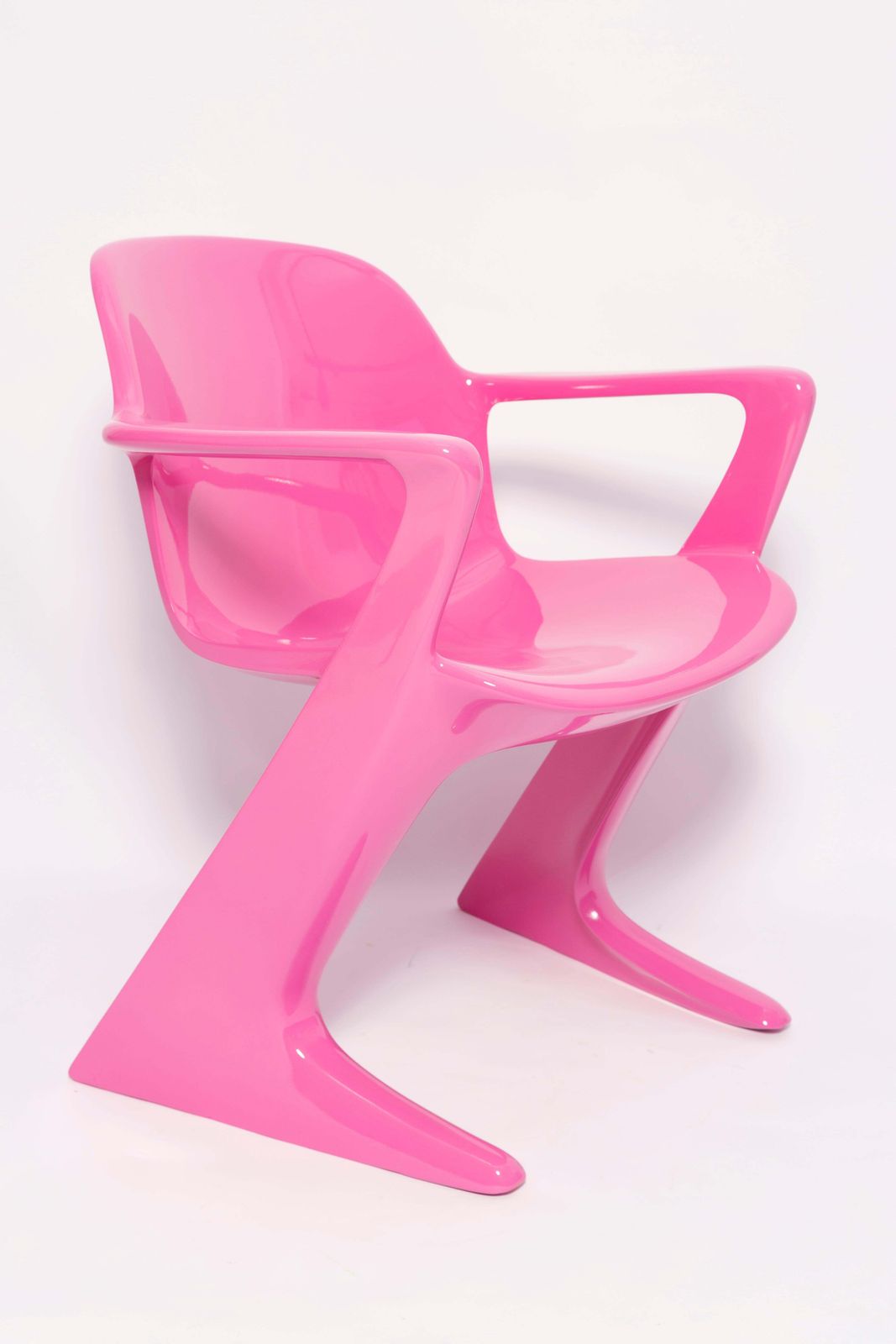 Mid Century Pink Kangaroo Chair Designed By Ernst Moeckl, Germany, 1968 photo furniture