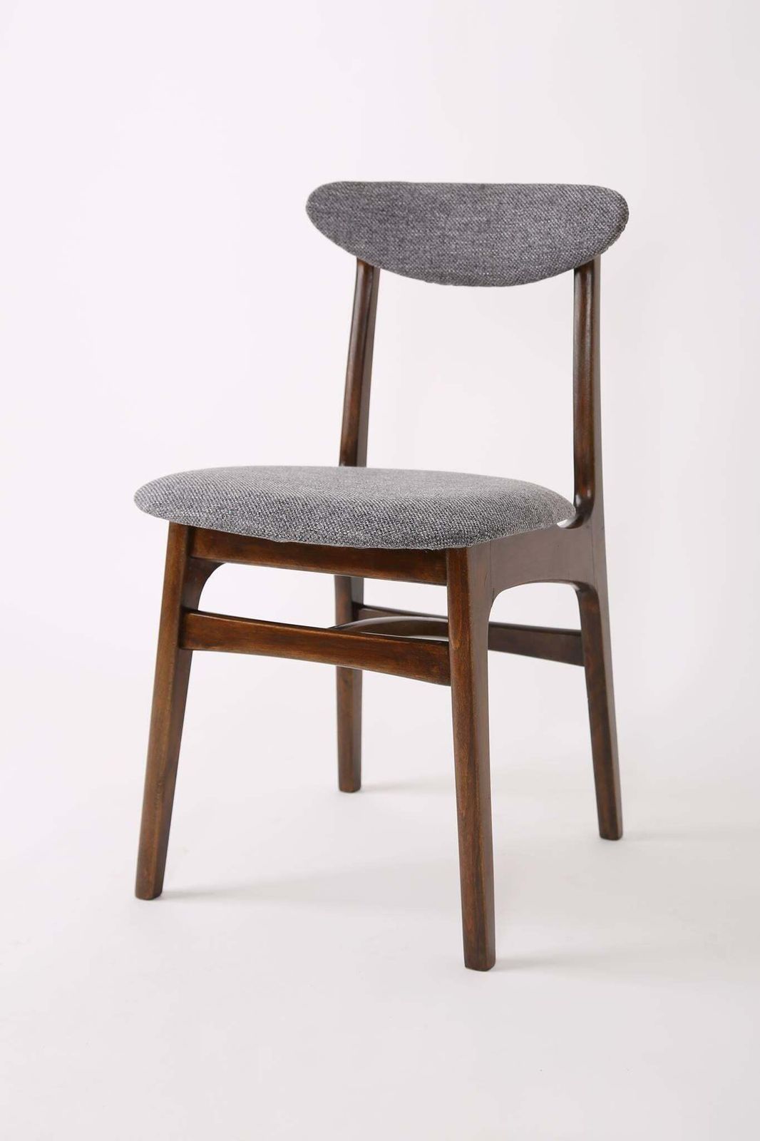 Set Van Drie Mid Century Grijze Wollen Stoelen, Rajmund Halas, Europa, Jaren 1960 photo Meubels