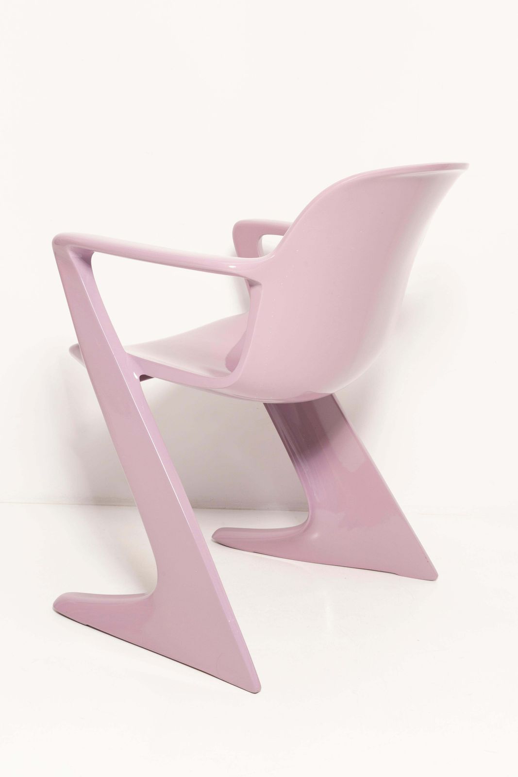 photo furniture Mid Century Lavender Kangaroo Chair Designed By Ernst Moeckl, Germany, 1968