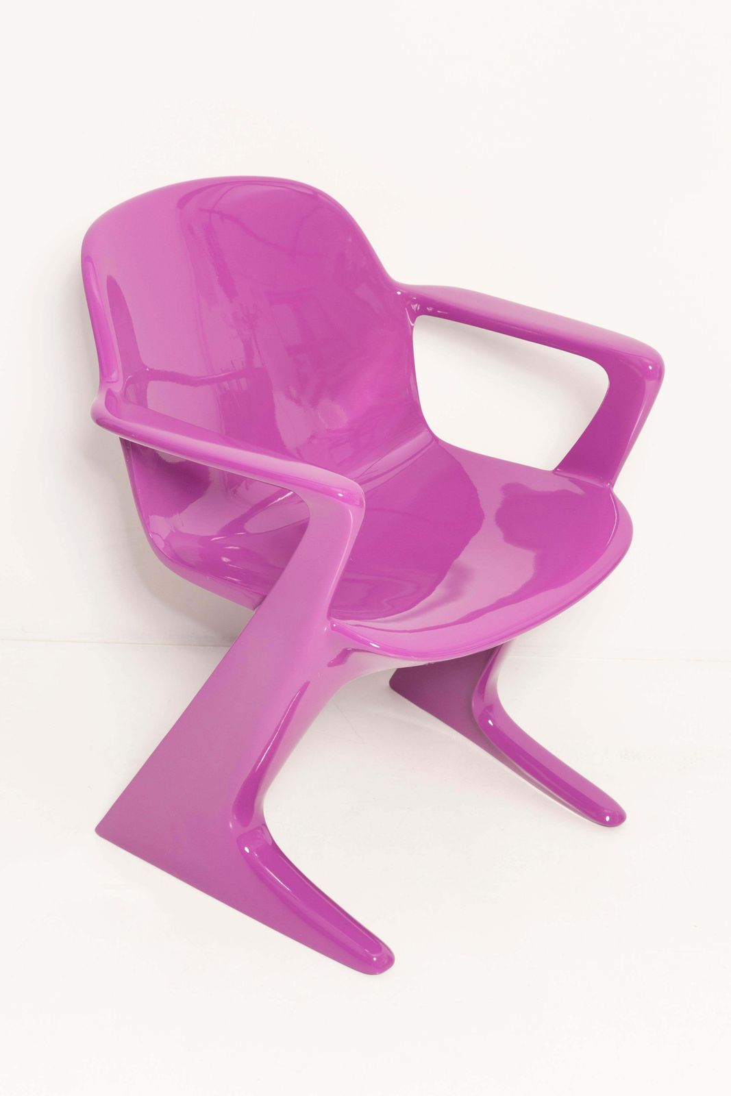 Mid Century Violet Purple Kangaroo Chair Designed By Ernst Moeckl, Germany, 1968 photo Furniture